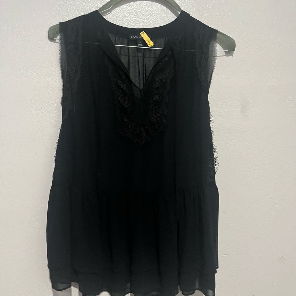 beautiful sheer black shirt